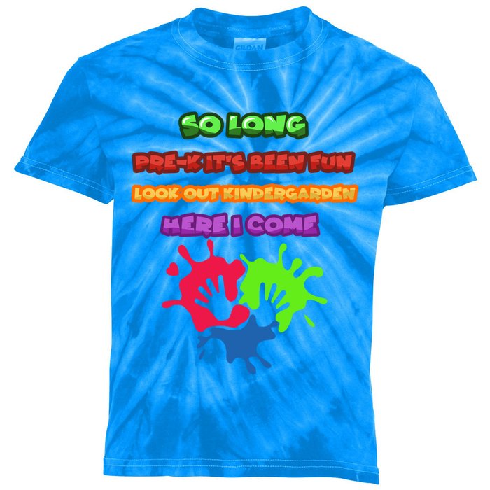 PreK School Funny Kindergarten Gift Kids Tie-Dye T-Shirt