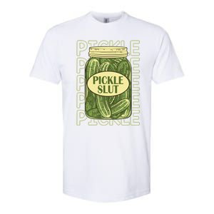 Pickle Slut Funny Canned Pickles Softstyle CVC T-Shirt