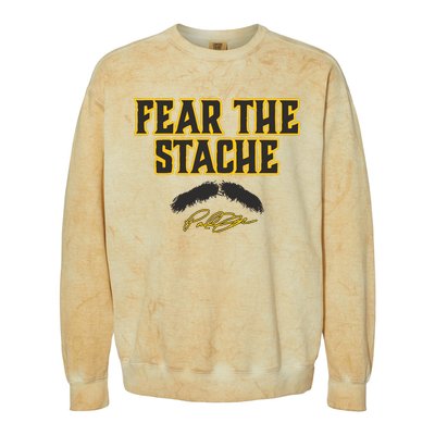 Paul Skenes Fear The Stache Pittsburgh Baseball Colorblast Crewneck Sweatshirt