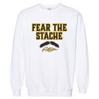 Paul Skenes Fear The Stache Pittsburgh Baseball Garment-Dyed Sweatshirt