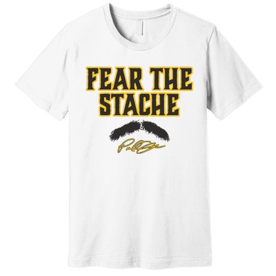 Paul Skenes Fear The Stache Pittsburgh Baseball Premium T-Shirt