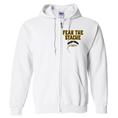 Paul Skenes Fear The Stache Pittsburgh Baseball Full Zip Hoodie