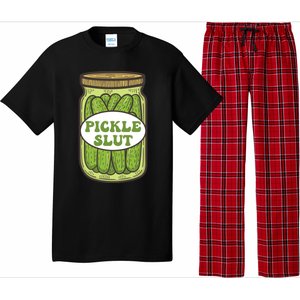 Pickle Slut Funny Canned Pickles Pajama Set