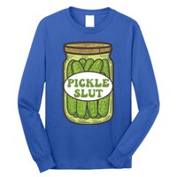 Pickle Slut Funny Canned Pickles Long Sleeve Shirt