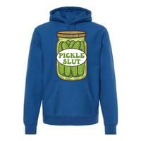 Pickle Slut Funny Canned Pickles Premium Hoodie