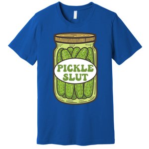 Pickle Slut Funny Canned Pickles Premium T-Shirt