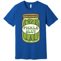 Pickle Slut Funny Canned Pickles Premium T-Shirt