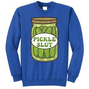 Pickle Slut Funny Canned Pickles Tall Sweatshirt