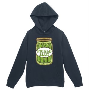 Pickle Slut Funny Canned Pickles Urban Pullover Hoodie