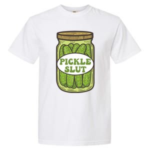 Pickle Slut Funny Canned Pickles Garment-Dyed Heavyweight T-Shirt