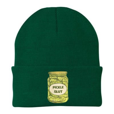 Pickle Slut Funny Canned Pickles Knit Cap Winter Beanie