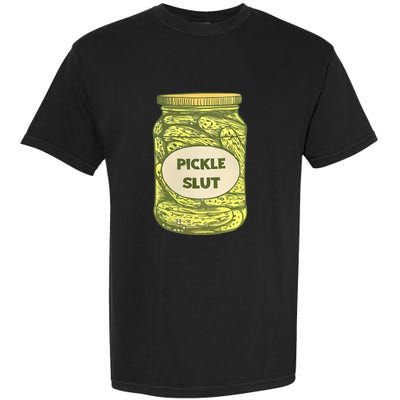 Pickle Slut Funny Canned Pickles Garment-Dyed Heavyweight T-Shirt