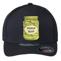 Pickle Slut Funny Canned Pickles Flexfit Unipanel Trucker Cap