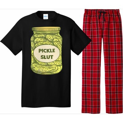 Pickle Slut Funny Canned Pickles Pajama Set