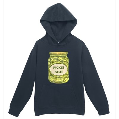 Pickle Slut Funny Canned Pickles Urban Pullover Hoodie