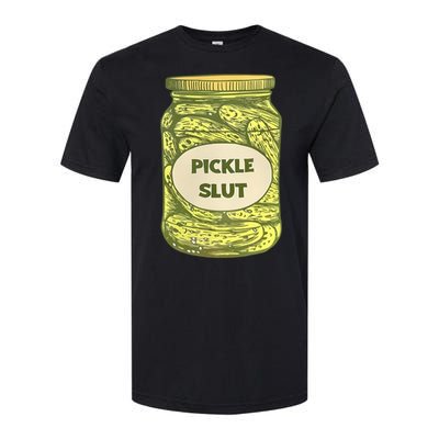 Pickle Slut Funny Canned Pickles Softstyle CVC T-Shirt