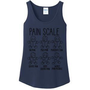 Pain Scale Funny Gingerbread Trauma Nurse Christmas Nursing Ladies Essential Tank