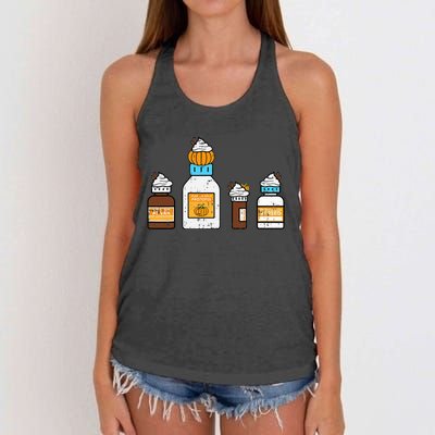 Pumpkin Spice Funny Nurse Halloween Women's Knotted Racerback Tank