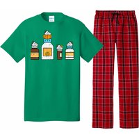 Pumpkin Spice Funny Nurse Halloween Pajama Set