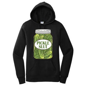 Pickle Slut Funny Canned Pickles Women's Pullover Hoodie