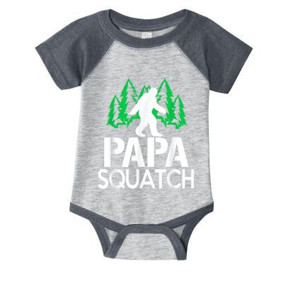 Papa Squatch For Dad Bigfoot Sasquatch Infant Baby Jersey Bodysuit