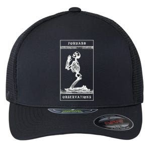 Praying Skeleton forward observation group crye Flexfit Unipanel Trucker Cap