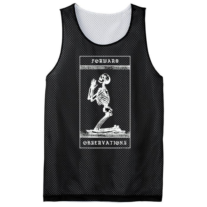 Praying Skeleton forward observation group crye Mesh Reversible Basketball Jersey Tank