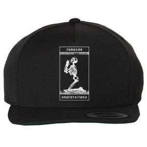 Praying Skeleton forward observation group crye Wool Snapback Cap