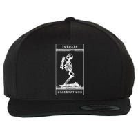 Praying Skeleton forward observation group crye Wool Snapback Cap