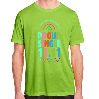 Proud Single Funny Single Awareness Day 11 11 Antigiftvalentine Gift Adult ChromaSoft Performance T-Shirt