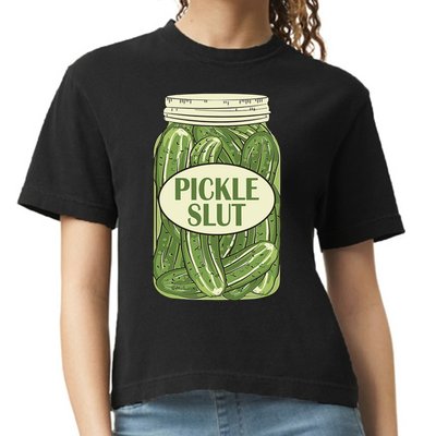 Pickle Slut Funny Comfort Colors Boxy T-Shirt