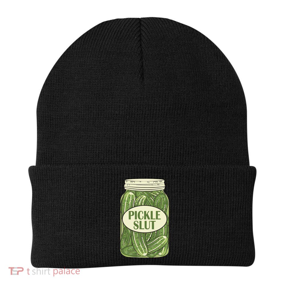 Pickle Slut Funny Knit Cap Winter Beanie