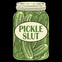 Pickle Slut Funny Drawstring Bag