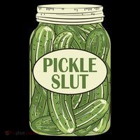 Pickle Slut Funny Flat Bill Trucker Hat