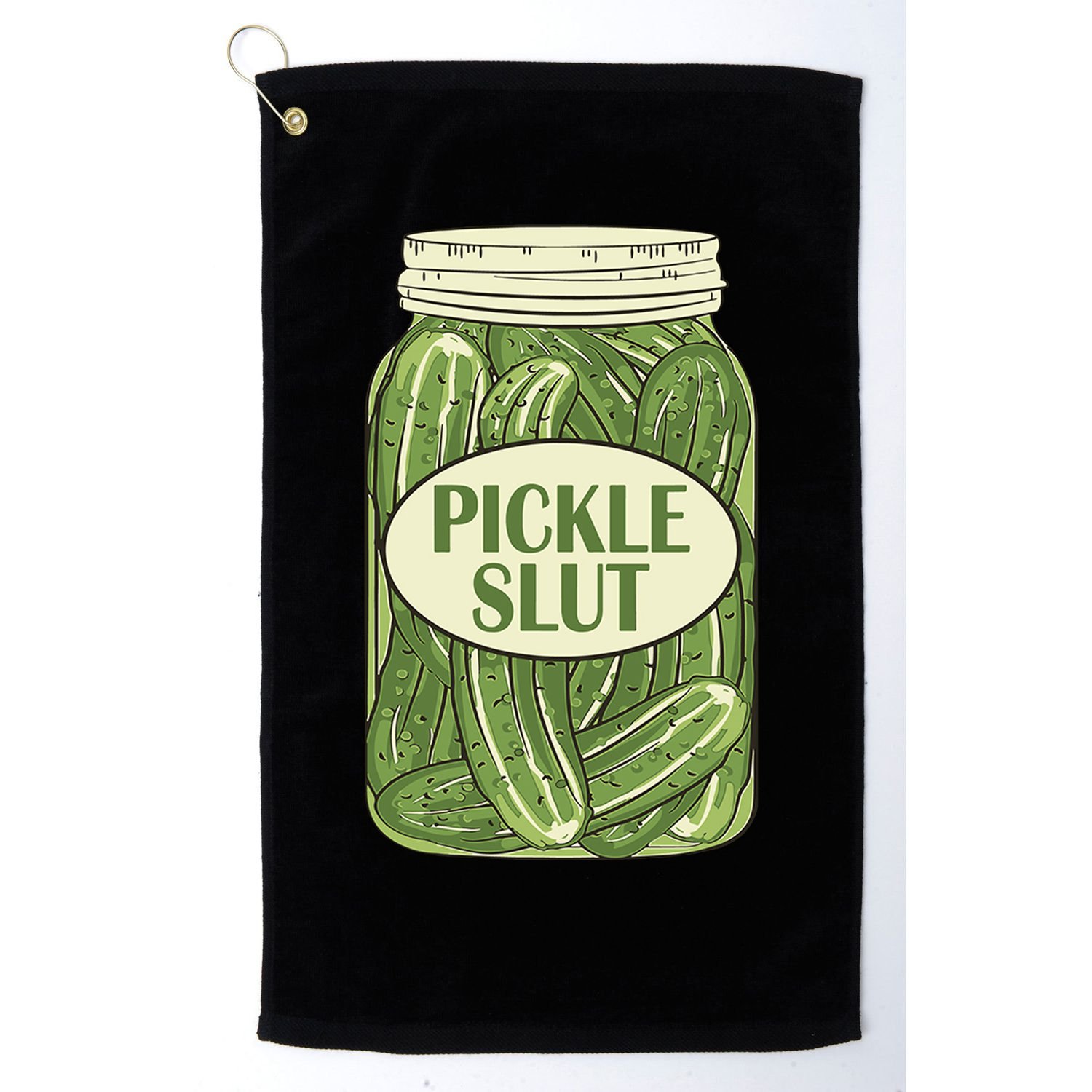 Pickle Slut Funny Golf Towel