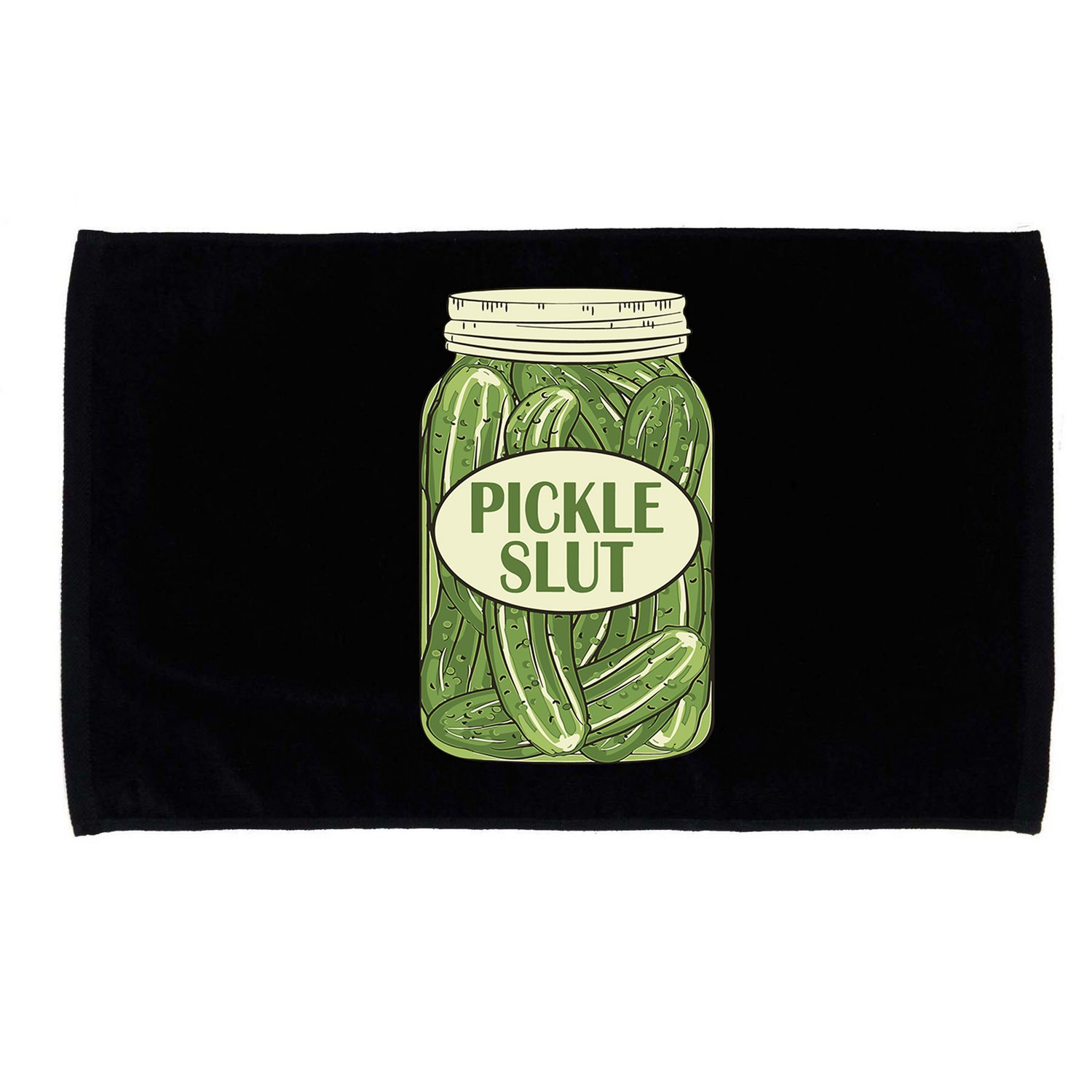 Pickle Slut Funny Microfiber Hand Towel