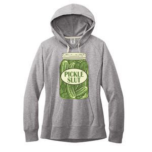 Pickle Slut Funny Women's Fleece Hoodie