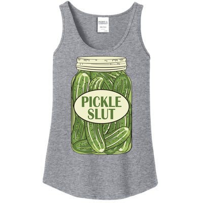 Pickle Slut Funny Ladies Essential Tank