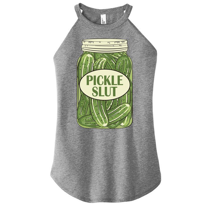 Pickle Slut Funny Women's Perfect Tri Rocker Tank