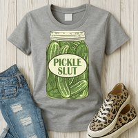 Pickle Slut Funny Womens T-Shirt