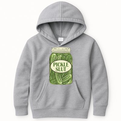 Pickle Slut Funny Kids Hoodie