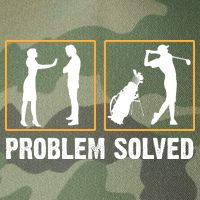 Problem Solved Funny Golfers Gift For Him Legacy Tie Dye Trucker Hat