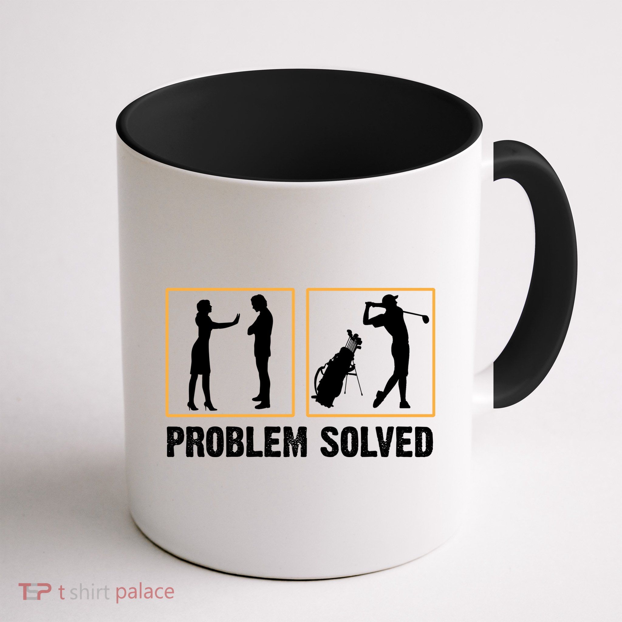 Problem Solved Funny Golfers Gift For Him Mug