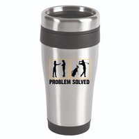 Problem Solved Funny Golfers Gift For Him 16oz Travel Tumbler