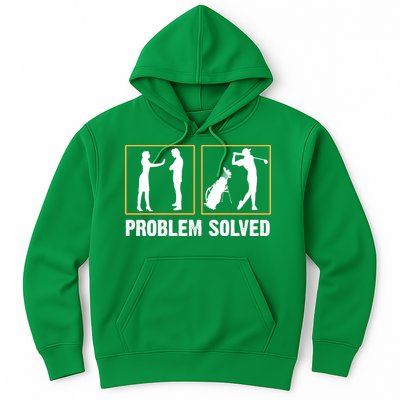 Problem Solved Funny Golfers Gift For Him Hoodie