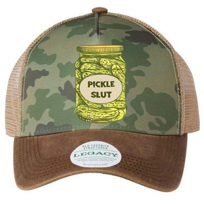 Pickle Slut Funny Canned Pickles Legacy Tie Dye Trucker Hat