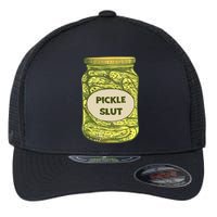 Pickle Slut Funny Canned Pickles Flexfit Unipanel Trucker Cap