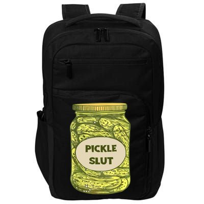 Pickle Slut Funny Canned Pickles Impact Tech Backpack