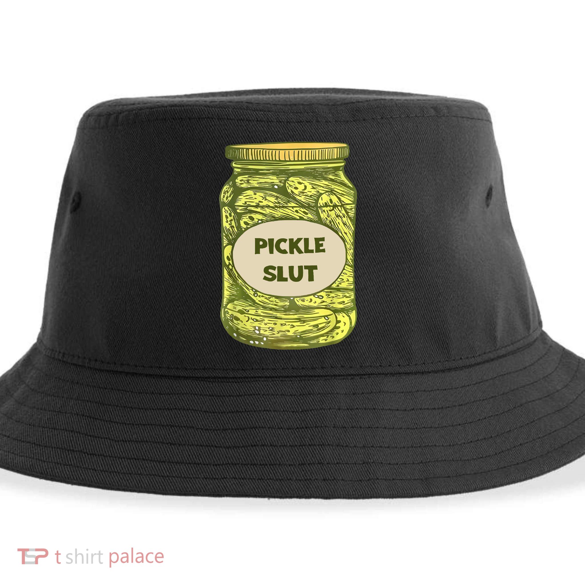 Pickle Slut Funny Canned Pickles Sustainable Bucket Hat