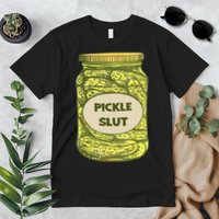Pickle Slut Funny Canned Pickles Premium T-Shirt